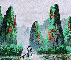 刺绣装饰画图片